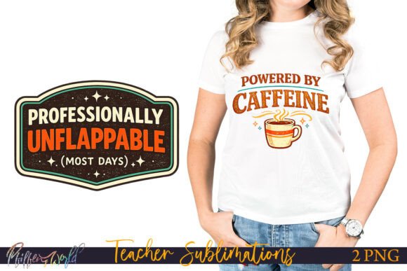 Funny Teacher Caffeine Sublimations
