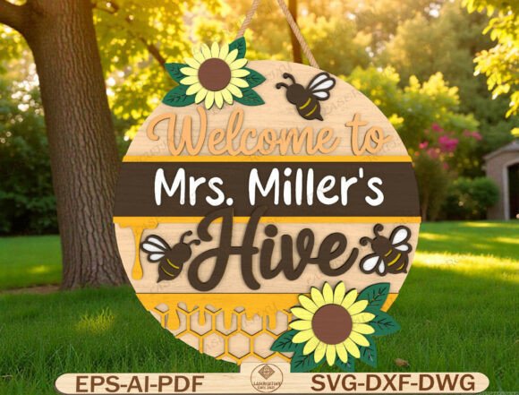 Streamlining Classroom Decor with the Sunflower Classroom Door Hanger SVG