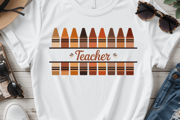 Teacher Diversity Crayon PNG