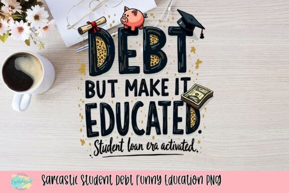 Turning Financial Stress into a Conversation Starter: The Rise of Sarcastic Student Debt Funny Education PNG